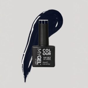 Mylee Moonlight Shadow LED/UV Blue Gel Nail Polish 10ml – Long Lasting At Home Manicure/Pedicure, High Gloss And Chip Free Wear Nail Varnish
