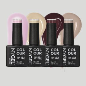 Mylee Neutrals LED/UV Neutrals / Nudes Gel Nail Polish Quad - 4x10ml – Long Lasting At Home Manicure/Pedicure, High Gloss And Chip Free Wear Nail Var