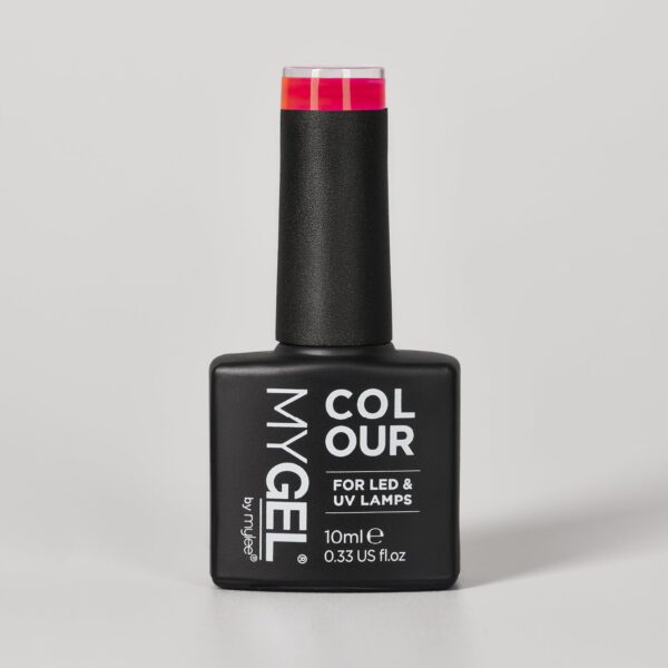 Mylee Brighten Up LED/UV Pink Gel Nail Polish 10ml - Long Lasting At Home Manicure/Pedicure, High Gloss And Chip Free Wear Nail Varnish