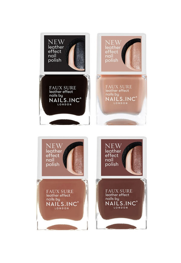Faux Sure 4-Piece Leather-Effect Nail Polish Set
