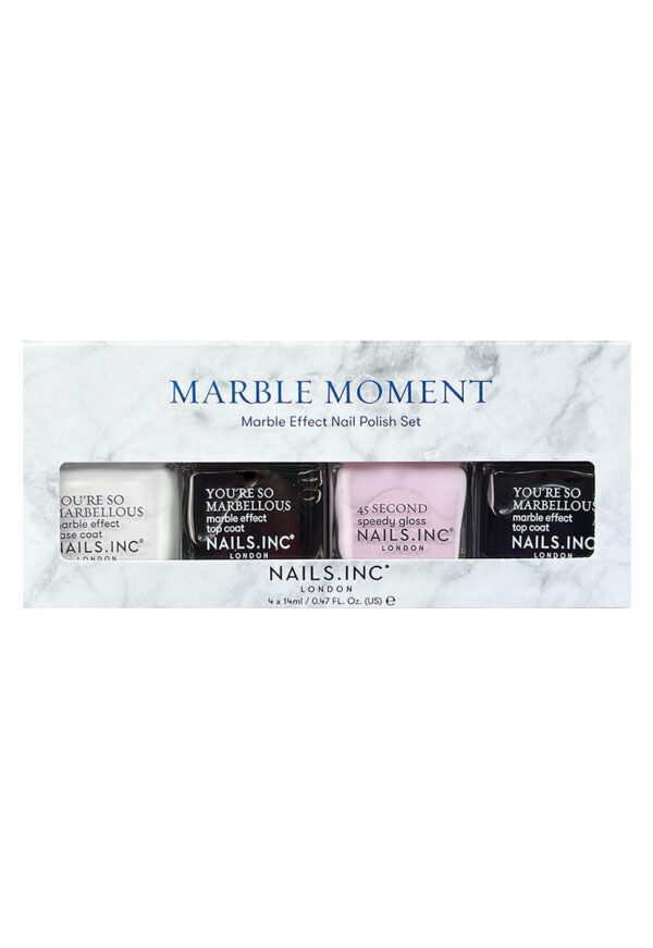 Marble Moment 4-Piece Nail Polish Set