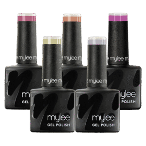 Mylee Gel Nail Polish Free Kit Bundle – 5 Colours